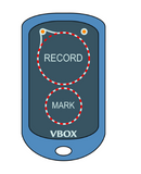 VBOX Video HD2 HDMI Bluetooth START/STOP nappi