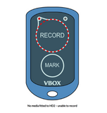 VBOX Video HD2 HDMI Bluetooth START/STOP nappi